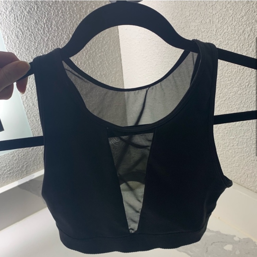 VSX Sport! Black Mesh Sports Bra